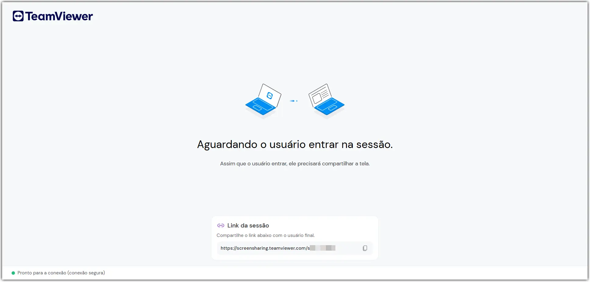 Aguardando Usuario Entrar Na Sessao