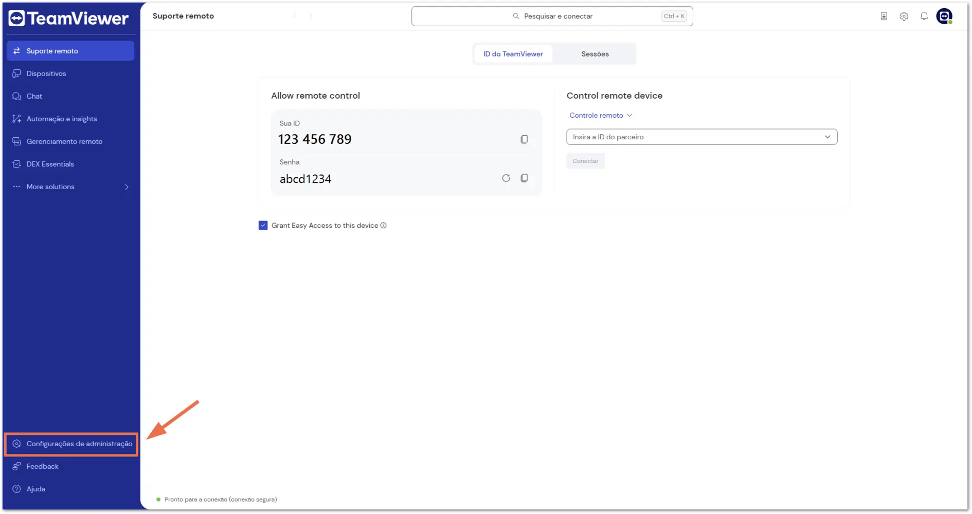 Configuracoes De Administracao