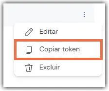 Copiar Token