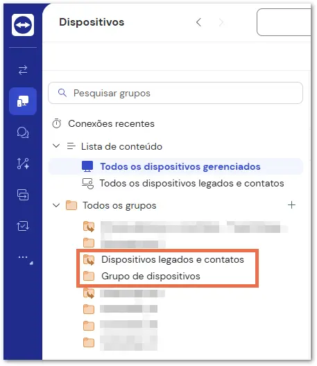 Diferenca Entre Grupos Legados E Grupos De Dispositivos