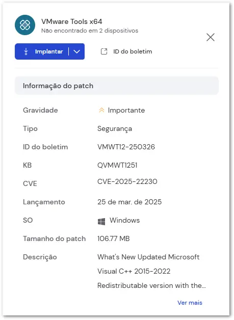 Informacoes De Cada Vulnerabilidade