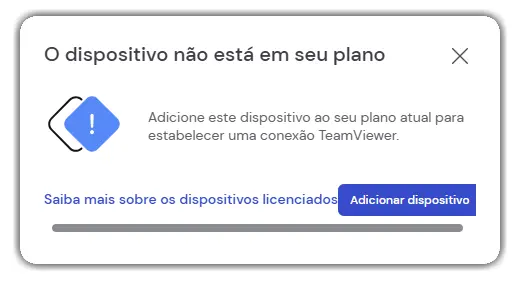 O Dispositivo Nao Esta No Seu Plano