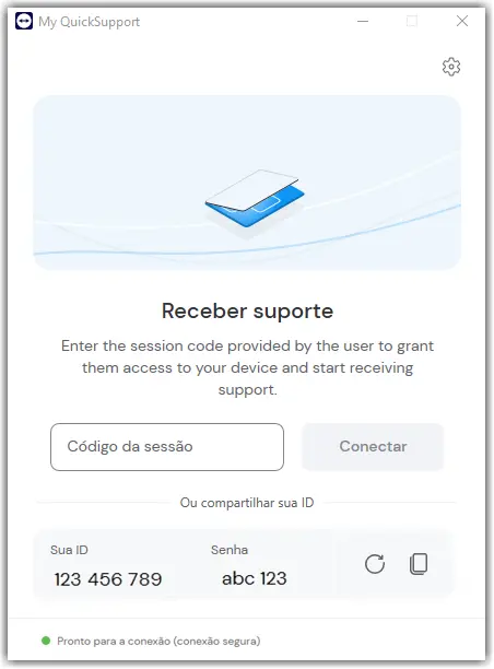 QuickSupport Id E Senha