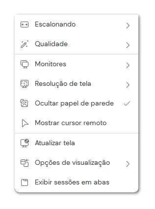 TeamViewer Remote Barra De Tarefas Ver Menu Windows