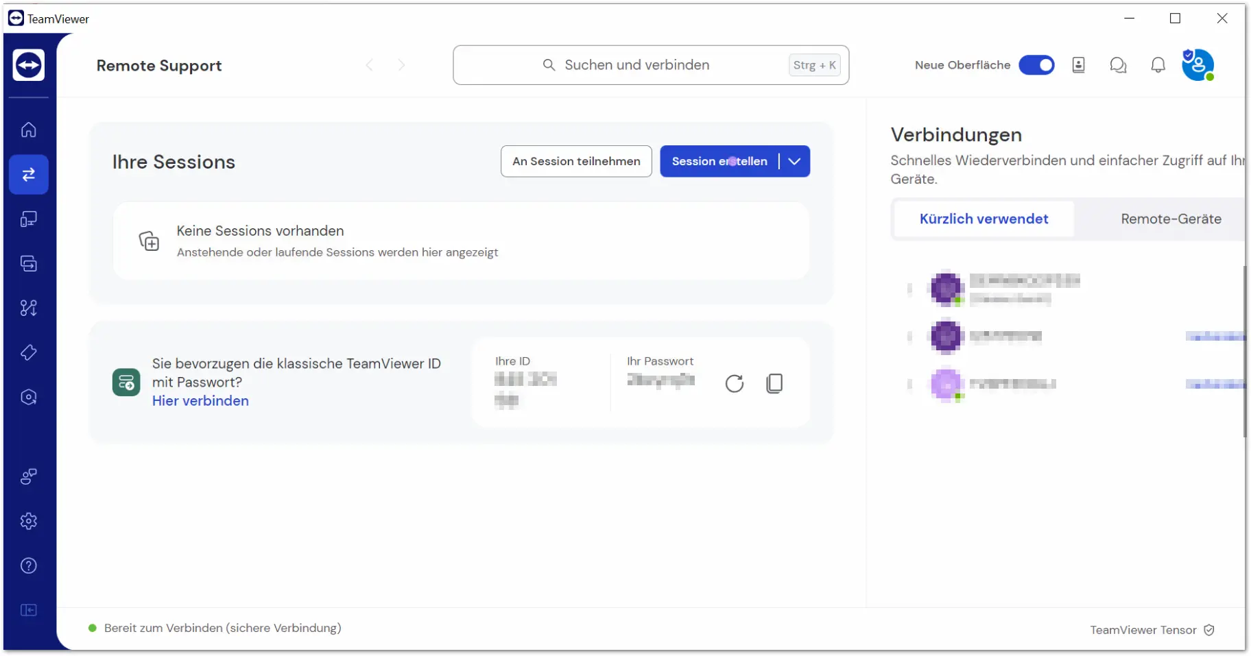 TeamViewer Client Remote Support Page