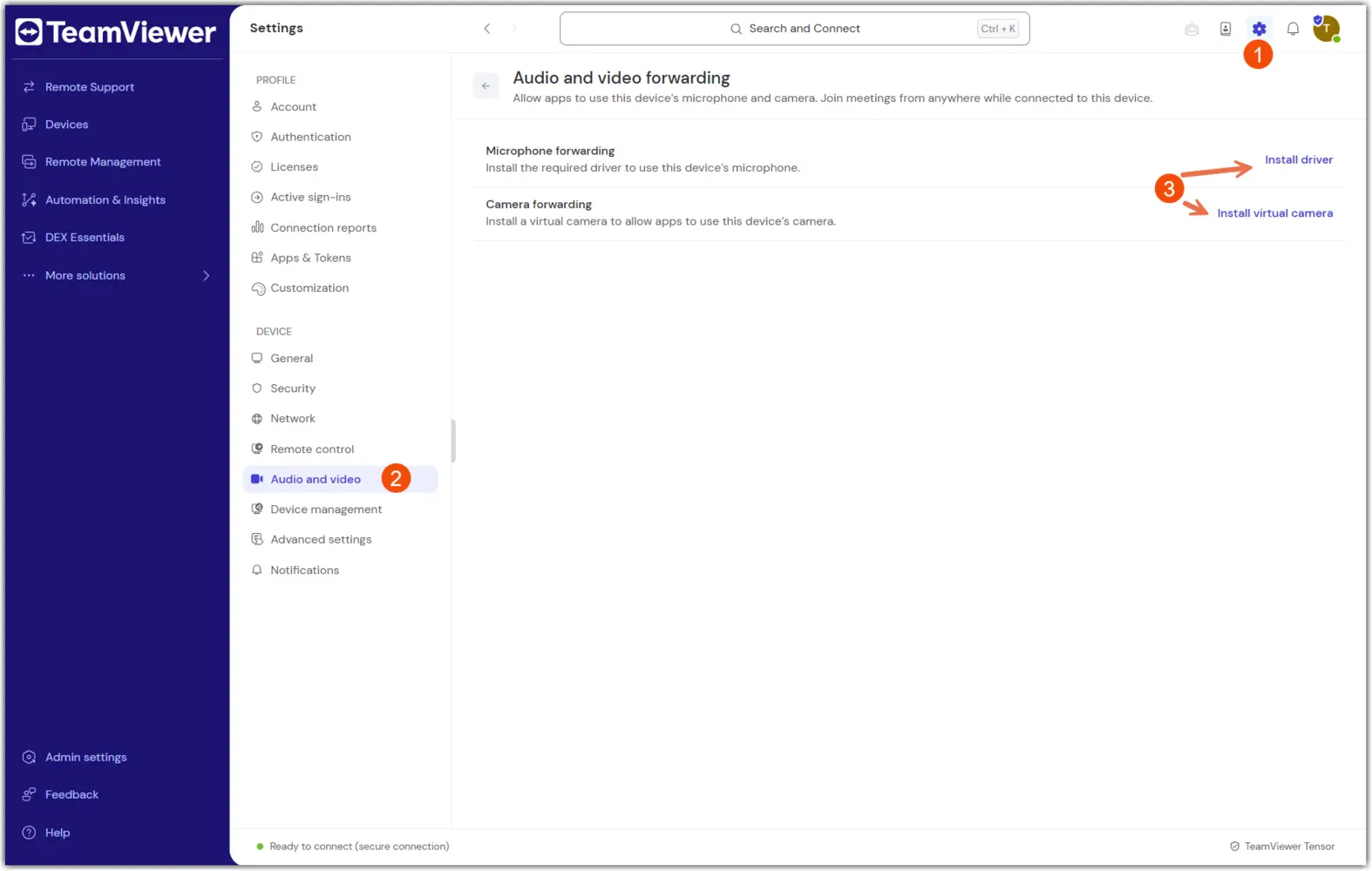 Manual Installation of Forwarding Drivers (Remote)