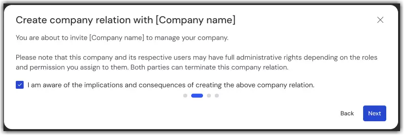 Multitenancy Create Relation Request 2