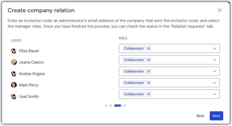 Multitenancy Create Relation Request 3