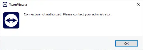 Denied Connection