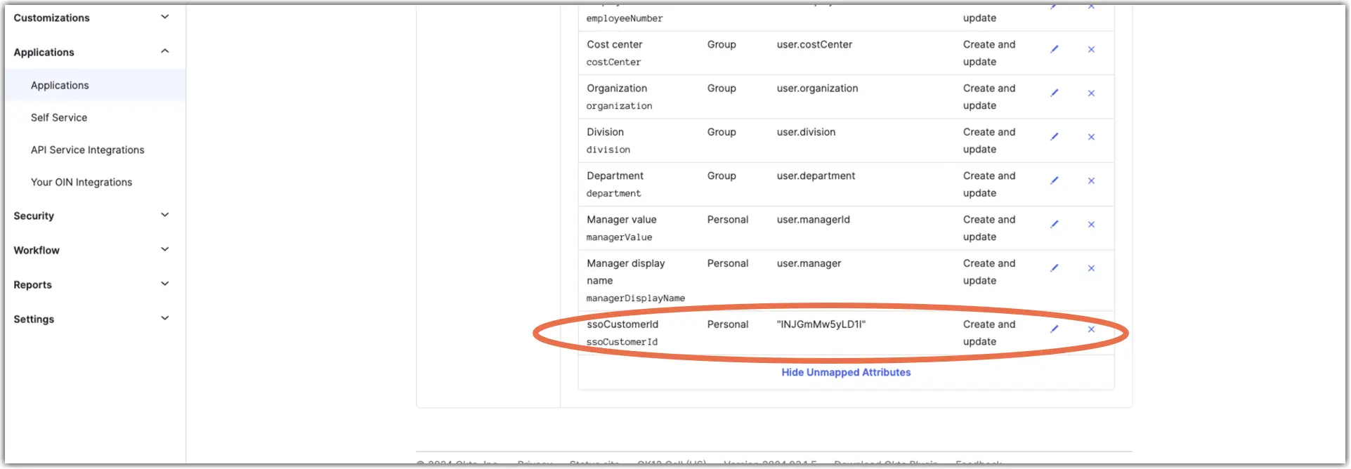 Ssocustomerid Create And Update