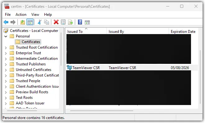 Computer Certificates