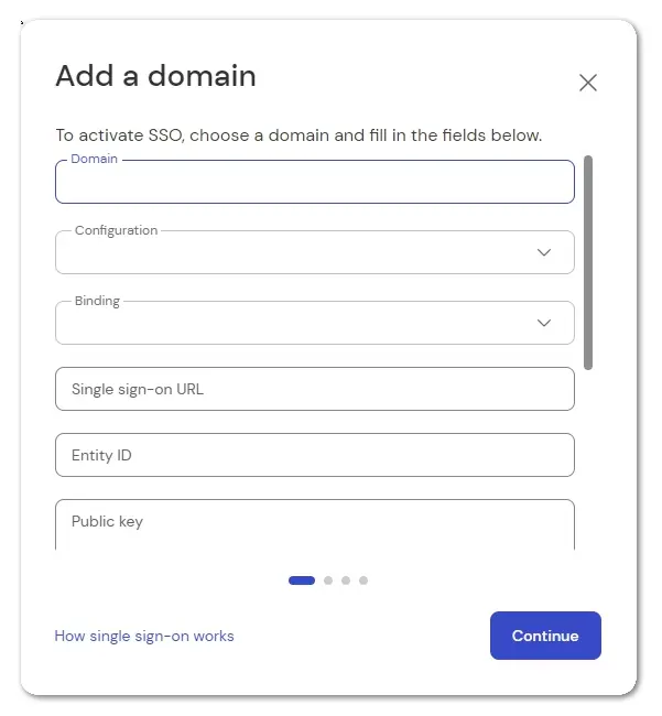 SSO Add A Domain
