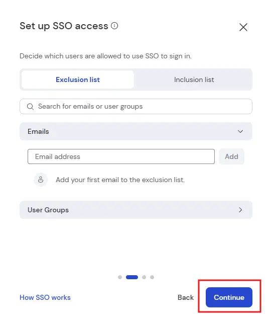 Set Up SSO Access