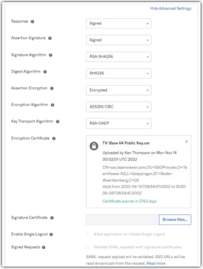 Encryption Certificate Final Look