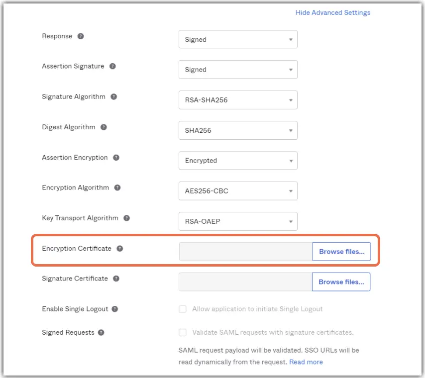 Encryption Certificate