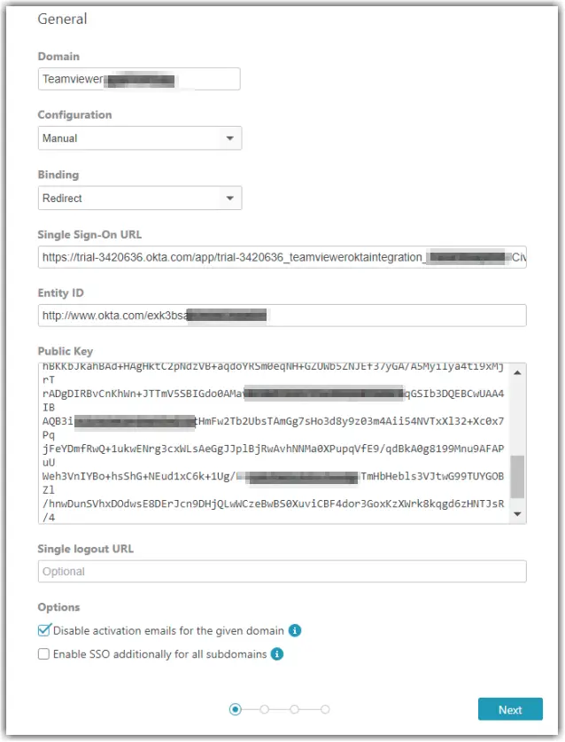 Saml Setup Should Look Like This