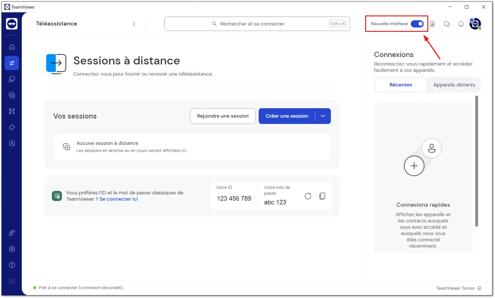 Nouvelle Interface Bascule