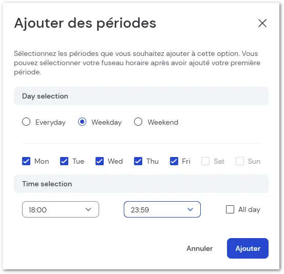 Ajouter Des Periodes