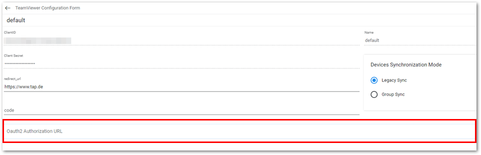 3 New Config Form