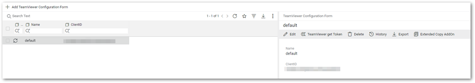 6 New Config Form