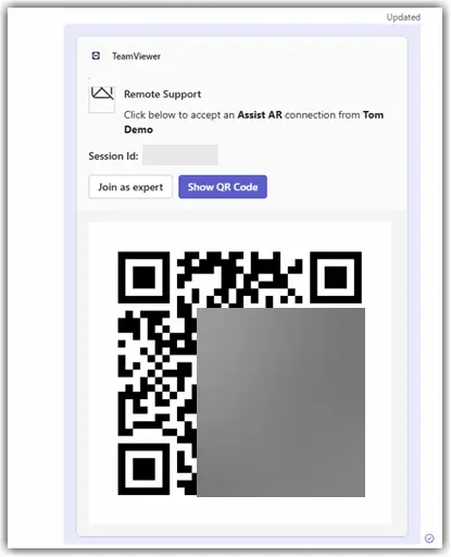 Show Qr Code