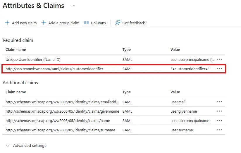 Attributes And Claims