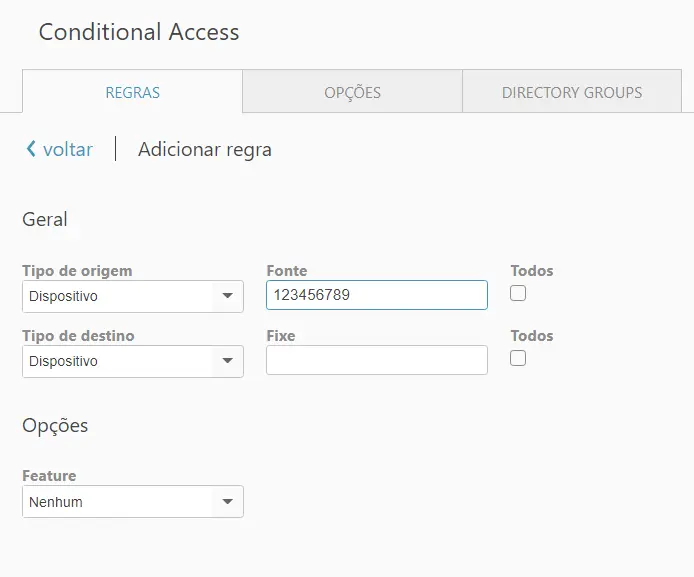 Adicionando Regras 04 Conditional Access TeamViewer Tensor