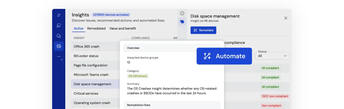 DEX features as seen in the TeamViewer client