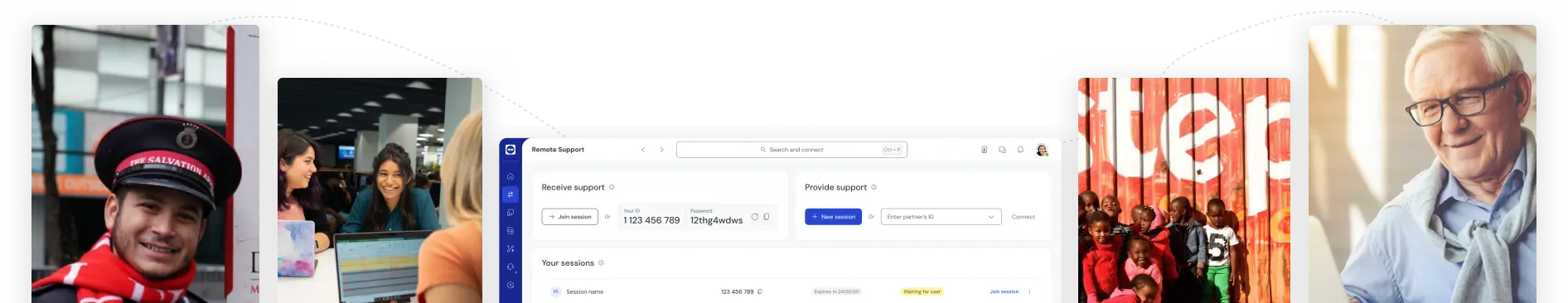 Overview of non-profits that rely on TeamViewer